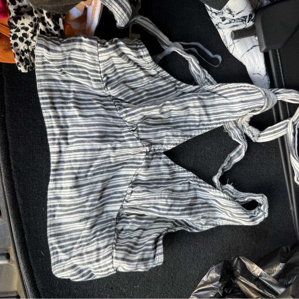 American Eagle Outfitters Textured Striped Top